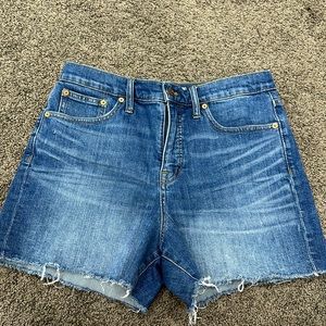 Madewell jean shorts
